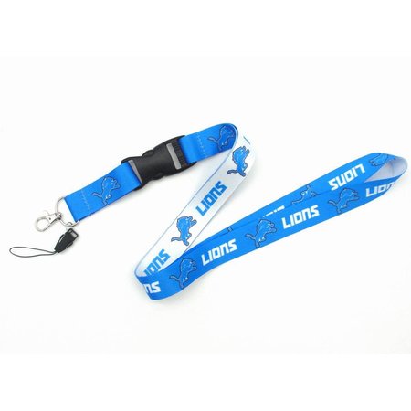 Detroit Lions NFL Neck Lanyard Football Teams Detachable Strap Lanyards for Cellphone Holder